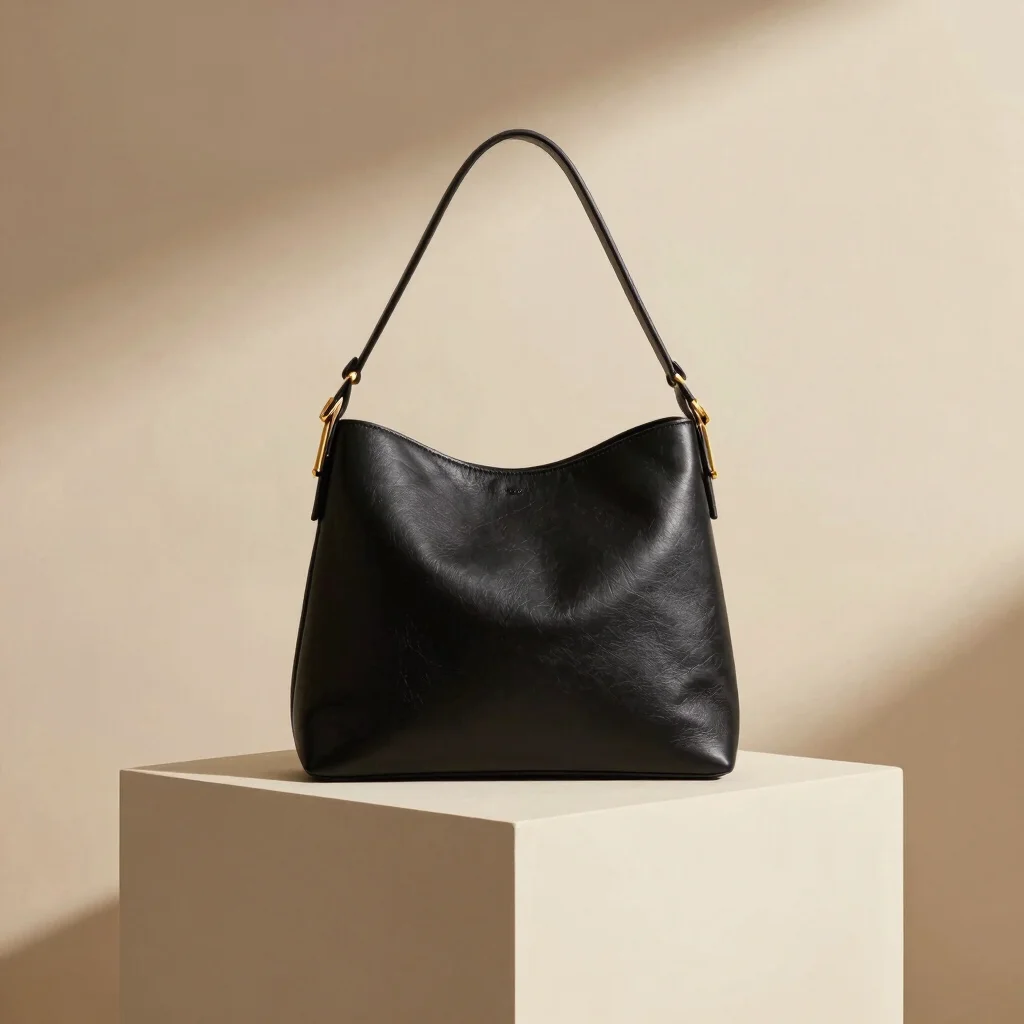 Borsa a Tracolla in Pelle Strutturata